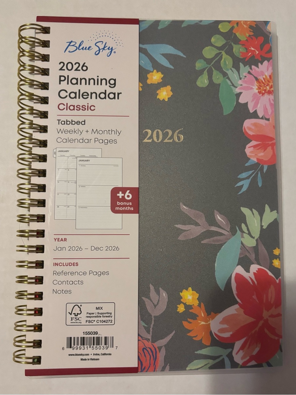 2026 Blue Sky Sophie Planner